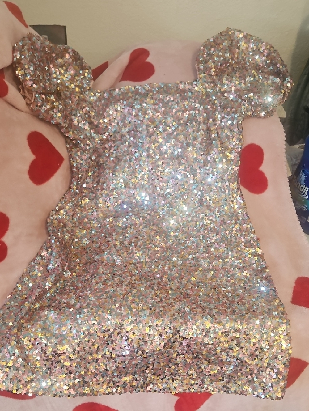 Lulu's Pink Sequin Detail Dress.